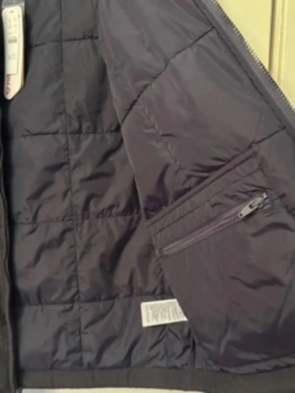 J. Crew Box-quilt insulated jacket with PrimaLoft * Navy Ink * Medium